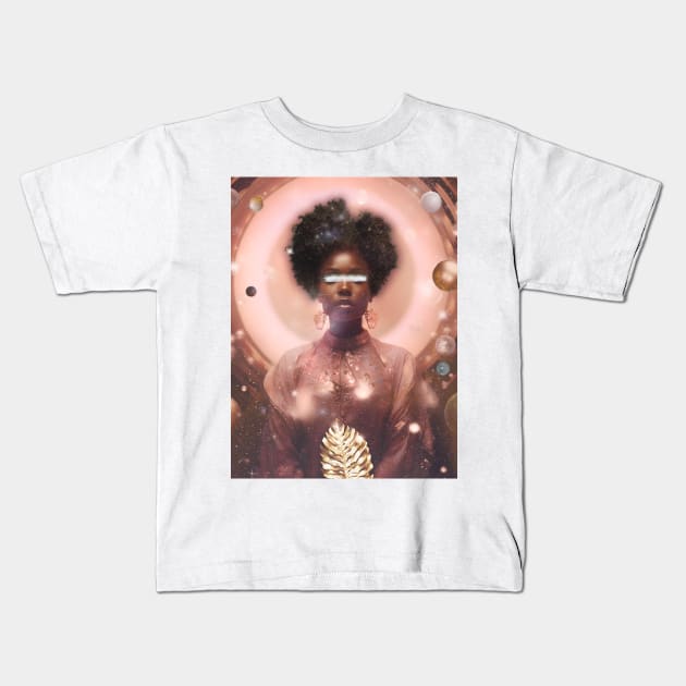 Nia - Cosmic Odyssey Kids T-Shirt by ArtByMissAbs